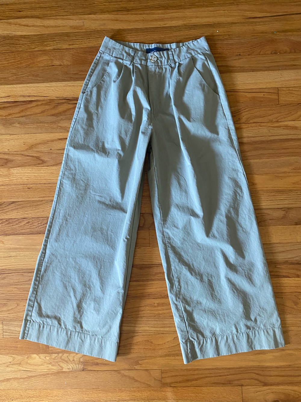 Indigo Rein Striped High Rise Wide Leg Pants LG